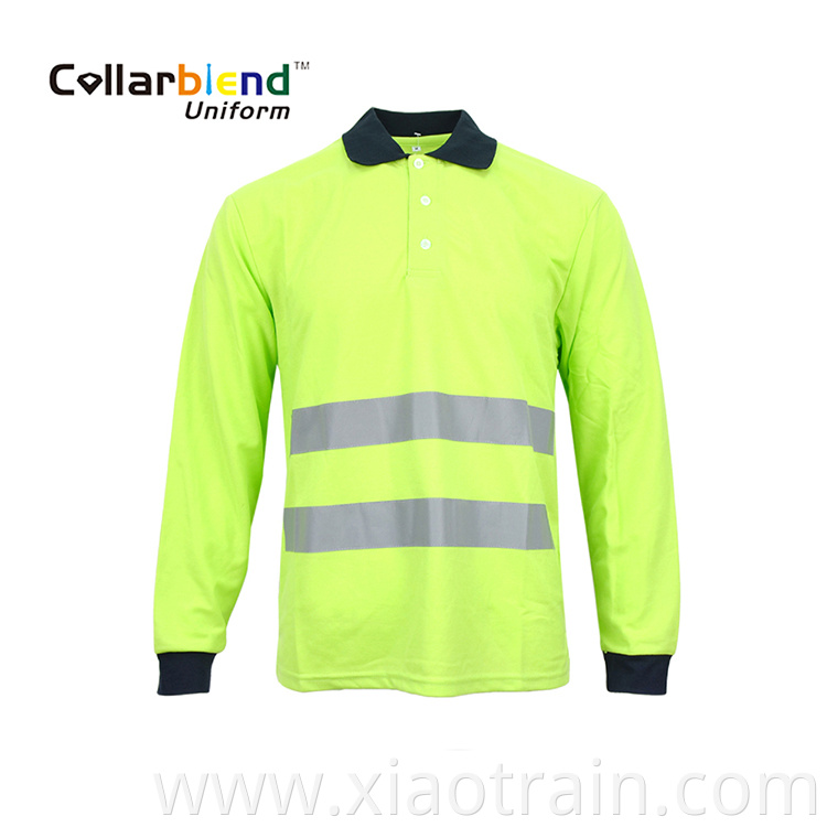 Fluorescent Reflective Polo